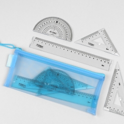 Flexible basic ruler set