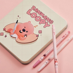 Monami x Zanmang Loopy 153 Ballpoint Pen Set_Tin Case