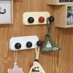 No hole adhesive wall hook hanger round ball hanger storage arrangement