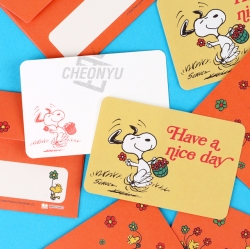 PEANUTS SNOOPY  75th Anniversary Mini Letter Set