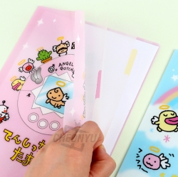 Angel Tamagotchi 3Pockets A5 Clear File