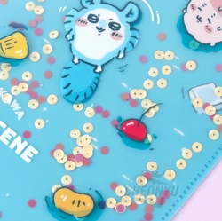 Chiikawa spangle Clear File