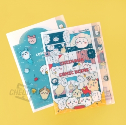 Chiikawa Die-cut Clear File Set (5-Pack)