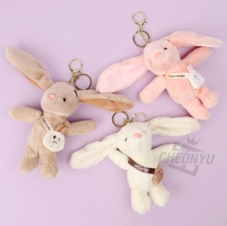Bunny Plush Keyring for Bags, Random 