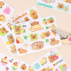 Capybara Resemble Sticker, Random