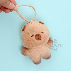 Baby Capybara Plush Keyring, Random 