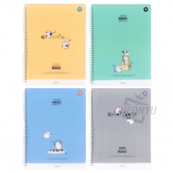 Long-tailed tit  Music Paper File, 40page, Random