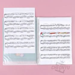 Long-tailed tit  Music Paper File, 40page, Random