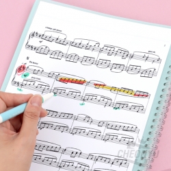 Long-tailed tit  Music Paper File, 40page, Random