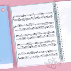 Long-tailed tit  Music Paper File, 40page, Random