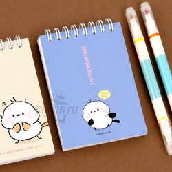 Long-tailed tit TOP Spring Notebook, Random