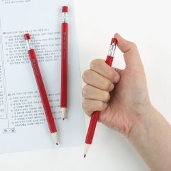 Knock-Type Red Grading Pen  (1set of 16) 