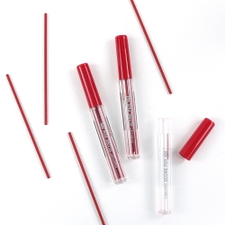 Knock-Type Red Grading Pen Refills, sets of 20pcs 