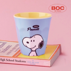 Snoopy Two-Tone Color Melamine Water Cup