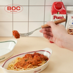 Snoopy Wood Handle Cutlery Set of 3 (Cutlery + Fork + Knife)