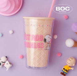 Snoopy ice cream tumbler