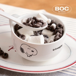 Snoopy cereal bowl spoon set