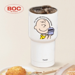 Charlie Brown Double-Vacuum Stainless Steel Large Capacity Tumbler 600 ml