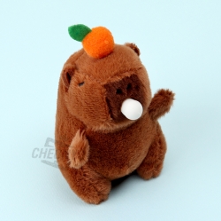 Bubble Gum Capybara Plush Keyring, Random 
