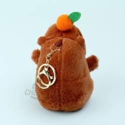 Bubble Gum Capybara Plush Keyring, Random 
