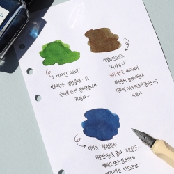 [A6] satin layer book refill paper Oldmil - Blank note