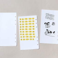 [A6] satin layer book refill paper - Release Paper