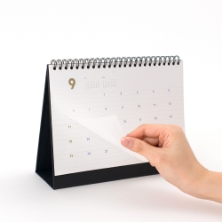 golden holiday desk calendar medium 2026