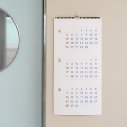 3months plan wall calendar long 2026