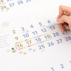 3months plan wall calendar long 2026