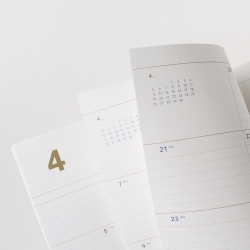 2nd planner medium weekly 2026