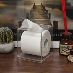 Square Transparent Clear Acrylic Tissue Case Tissue Cover