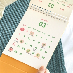 The temperature of the day 2026 Desk Calendar