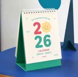 The temperature of the day 2026 Desk Calendar
