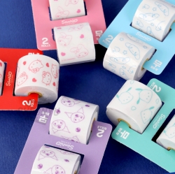 Sanrio Characters Toilet Paper-Shaped Eraser