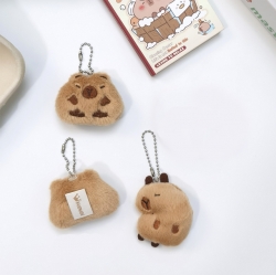 Capybara Plush Keyring (Random)