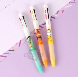 Doraemon Nunnnaekko 3-Color Ballpoint Pen, Random