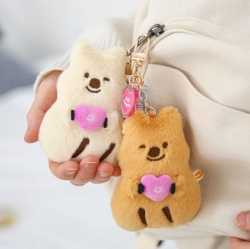 Kiki Quokka  loving you heart key ring