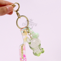 Sanrio Characters Transparent Figure Keyring
