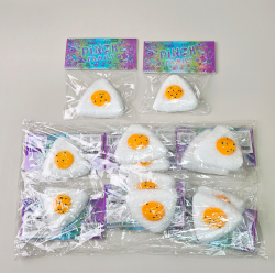 Fried Egg and Rice Squishy Toy