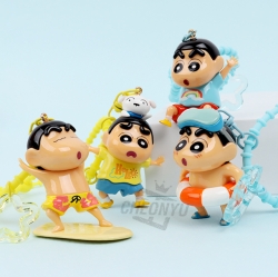 Crayon Water Figure Keyring, Random