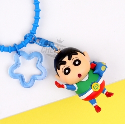 Crayon Action Mask Figure Keyring, Random