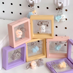 Furry animal keychain, random