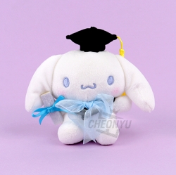Sanrio New Graduation Cap Plush Keychain 13cm 