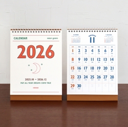 2026 Lunar Retro Desk Calendar