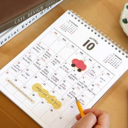 2026 Lunar Retro Desk Calendar