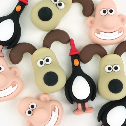 Wallace & Gromit Figure Sticker