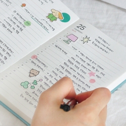 2026 PRISM LEATHER B6 DAILY DIARY