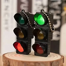 Traffic Light Keychain