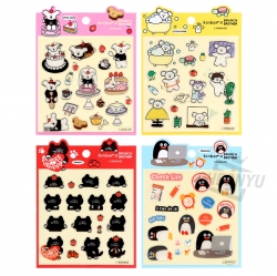 kinbor x Brunch Brother Epoxy Sticker 10ea