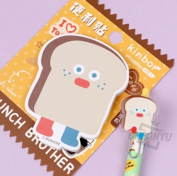 kinbor x Brunch Brother Sticky Note, Random